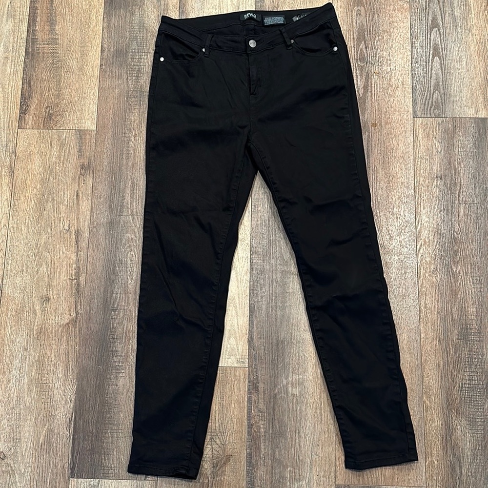 Buffalo black mid rise skinny stretch pants